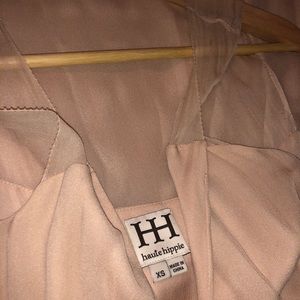 Haute HIPPIE Vintage Blush Silk Dress